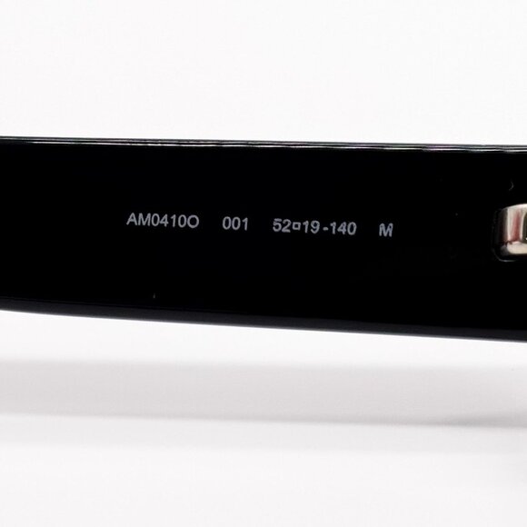 NEW ALEXANDER MCQUEEN EYEGLASSES AM0410O 001 CAT EYE BLACK WOMEN EYEWEAR - Picture 8 of 9